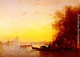 Felix Ziem Scene Venetienne painting
